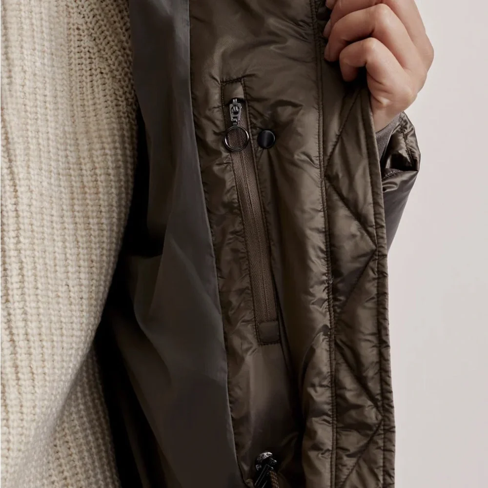 Varley Canton Down Jacket — brushed olive metallic - Picture 6 of 11